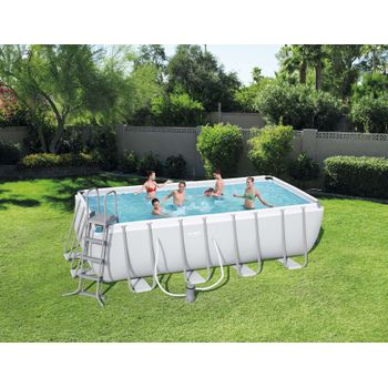 Piscina Desmontable Tubular Bestway Power Steel Oval 305x200x84 Cm