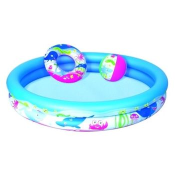 Swim Essentials Piscina hinchable Rainbow Ø 150 cm 