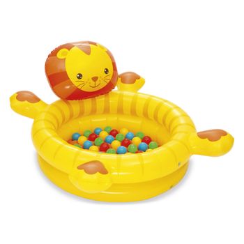 Piscina De Bolas Para + 2 Años Amarilla De Pvc Infantil De 111x98x61 Cm