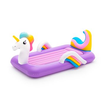 Cama Hinchable Infantil Unicornio Bestway 196x104x84 Cm