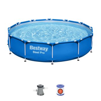 Piscina Desmontable Tubular Bestway Steel Pro 366x76 Cm con 