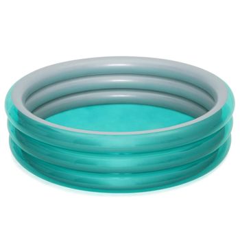 Piscina Big Metallic Redonda Azul 201x53 Cm Bestway