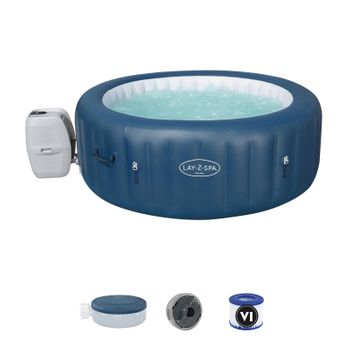 Spa Hinchable Bestway Lay-z-spa Miami 180x66 Cm Para 2-4 Personas Con  Airjet Y Cobertor con Ofertas en Carrefour