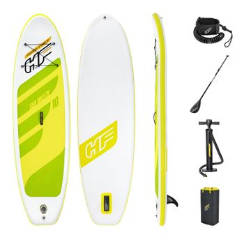 vidaXL Juego de tabla de paddle surf hinchable azul 305x76x15 cm