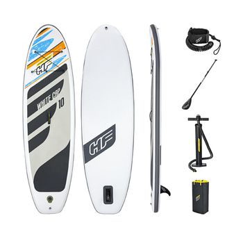 Tabla De Paddle Surf Hinchable Con Accesorios Bestway Hydro-force Plástico 305 X 84 X 12 Cm, 305 X 84 X 12 Cm Blanco