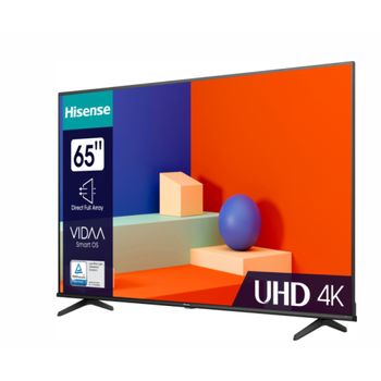 Hisense 65a69k Televisor 165,1 Cm (65') 4k Ultra Hd Smart Tv Wifi Negro, Gris 300 Cd / M²