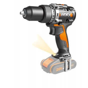  WORX WX958L - Taladro inalámbrico de 20 V WX101L, 20 V, 0.945  in, rompecabezas inalámbrico WX543L y luz LED flexible de 20 V WX028L, kit  combinado de batería y cargador incluidos 