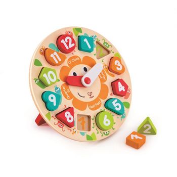 Puzzle Encajable Horas Inglés