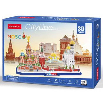 Puzzle 3d Moscu City Line