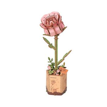 Manualidad De Flores De Madera: La Rosa