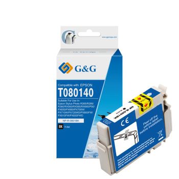 G&g Epson T0801 Negro Cartucho De Tinta Generico - Reemplaza C13t08014011