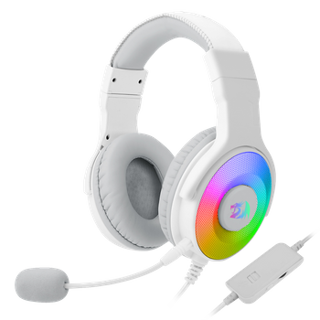 Cascos Gaming Blancos H350w Pandora Rgb