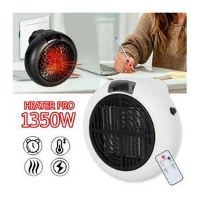 Mini Calefactor Sin Cable Wonder Heater Pro 1350w Ideal Baño Habitación  Enchufe Directo Mando A Distancia Incluido Apagado Automático Temperatura  Regulable Temporizador Para Calentar Una Cantidad De Minutos Seleccionable  con Ofertas en