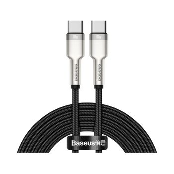 Baseus Cafule Cable De Datos Usb-c A Usb-c 2m 5a 100w Negro