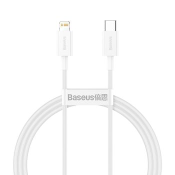 Cable Datos Baseus Usb-c Para Lightning 1m Blanco