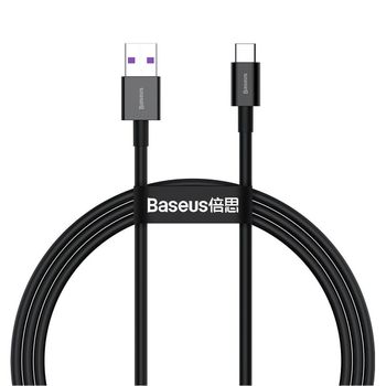 Cable De Datos Baseus Superior Series Usb-c 66w 6a 1m Negro