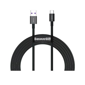 Baseus Cable Usb-a A Usb-c 66w 2m Negro