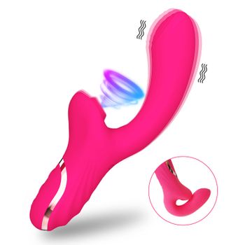 Vibrador De Succión, Estimulador De Vacío Para Clítoris Femenino, Masturbador Vaginal (rojo)