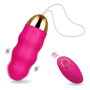 Vibrador De Control Remoto De 12 Frecuencias, Estimulador De Clítoris Femenino (rojo)