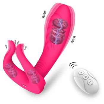 Potente Vibrador De Anillo De Pene, Estimulador Anal Vaginal Del Punto G De La Eyaculación Del Retraso (rojo)