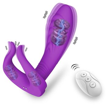 Potente Vibrador De Anillo De Pene, Estimulador Anal Vaginal Del Punto G De La Eyaculación Del Retraso (morado)