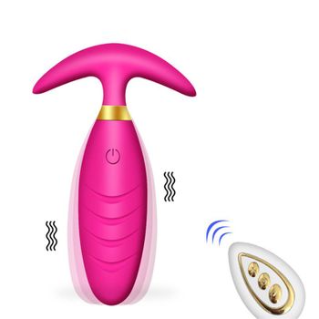 Vibrador De Control Remoto Inalámbrico De 10 Frecuencias Para Adultos (rojo)