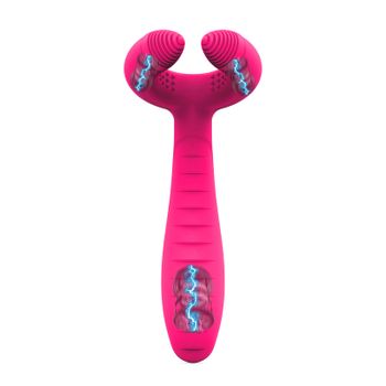 Vibrador Del Anillo Del Pene Del Silicón, Estimulador Doble Vaginal Del Pene Del Anillo Del Martillo De La Eyaculación Del Retraso (rojo)