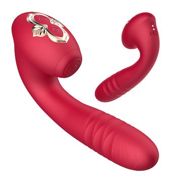 Vibrador Telescópico De Vibración De Bofetadas Para Mujer (rojo)