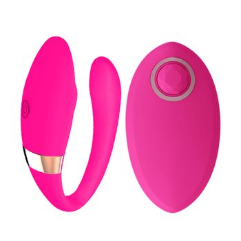 Vibrador De Control Remoto Inalámbrico Portátil Invisible Para Mujeres (rojo)