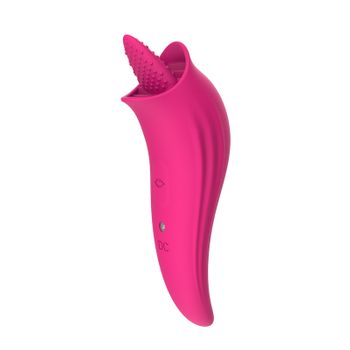 Vibrador De Masaje De Estimulación De Lengua Femenina (rojo)