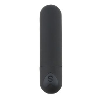 Vibrador Mini Bala De 10 Velocidades Para Mujer (negro)