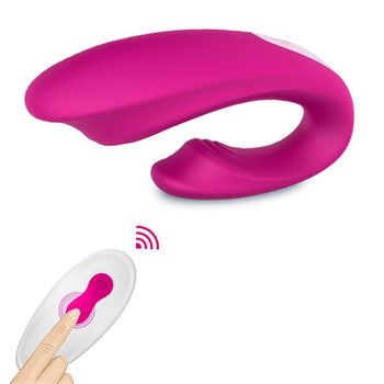 Vibrador Portátil Impermeable Con Control Remoto Inalámbrico Para Adultos (rojo)