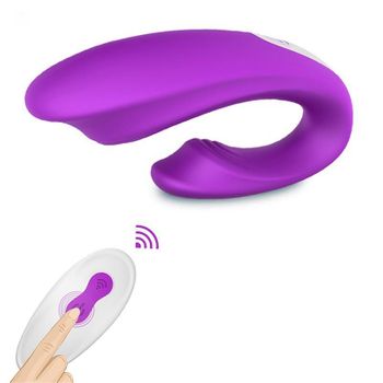 Vibrador Portátil Impermeable Con Control Remoto Inalámbrico Para Adultos (púrpura)