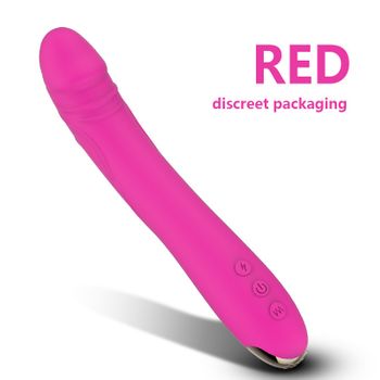 Vibrador De Silicona Suave De 10 Modos Para Mujer (rosa)