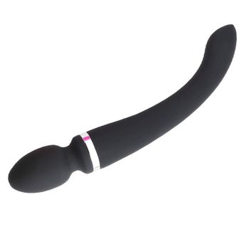 Vibrador Potente De Doble Cabeza De 10 Velocidades Para Mujer (negro)