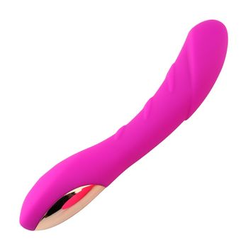 Vibrador De Silicona Recargable Usb De 12 Modos Para Mujer (púrpura)