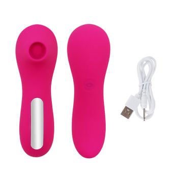 Vibrador De Masaje De Succión De 10 Frecuencias Para Mujeres (rosa)