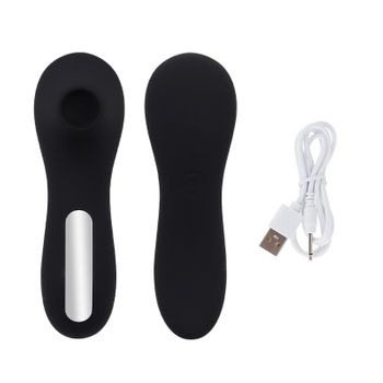 Vibrador De Masaje De Succión De 10 Frecuencias Para Mujeres (negro)