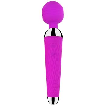 Vibrador De Masaje De Silicona De 10 Frecuencias Para Mujer (púrpura)