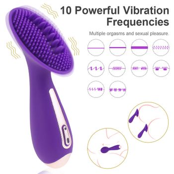 Vibrador Para Lamer De 10 Modos Para Mujer (rosa)