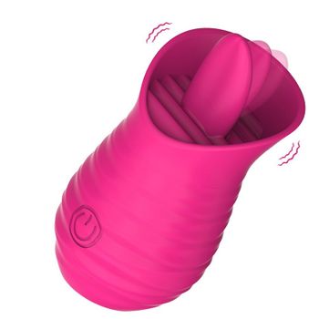 Vibrador De Masturbación Para Lamer La Lengua De 10 Frecuencias Para Mujeres (rosa)