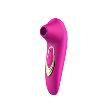 Vibrador De Masaje De Succión De 5 Frecuencias Para Mujer (rojo)