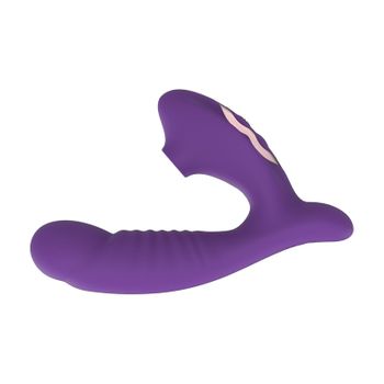 Vibrador De Masaje De Succión Multifrecuencia Para Mujer (púrpura)