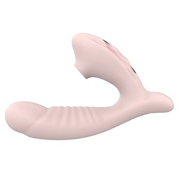 Vibrador De Masaje De Succión Multifrecuencia Para Mujer (rosa)