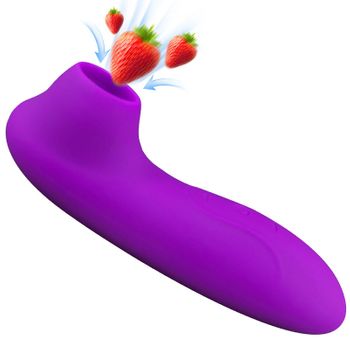 Vibrador De Masaje De Succión De 7 Frecuencias Para Mujeres (púrpura)