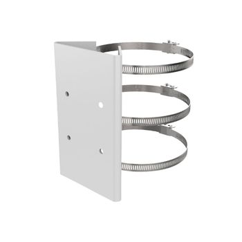 Soporte De Poste Blanco Para Cámaras Speed Dome Y Panovu - Hikvision