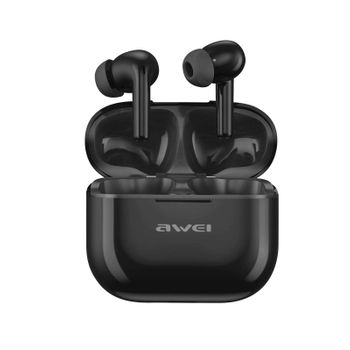 Auriculares Bluetooth 5.3 Compactos Carga Rápida Impermeables Ipx6 Awei Negro