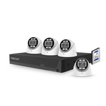 Kit De Videovigilancia Digital T8ep Poe De 4 Cámaras Con Disco Duro De 2t Incluido - Foscam