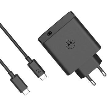 Motorola Sjmc1252 Black / Cargador De Red Eléctrica Usb-c A Usb-c 125w