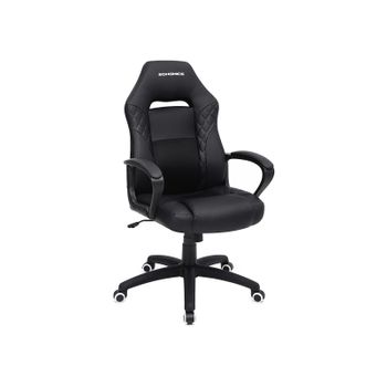 Sillon De Oficina Elevable Y Reclinable Nixon Tapizado Negro con Ofertas en  Carrefour